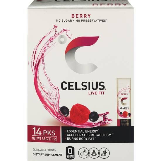 Order CELSIUS STICK PACK BERRY food online from CVS store, FOUNTAIN HILLS on bringmethat.com