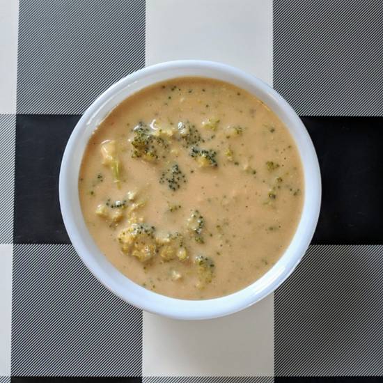 Order Broccoli Cheddar Soup (Bowl) food online from Vegan East store, Minneapolis on bringmethat.com