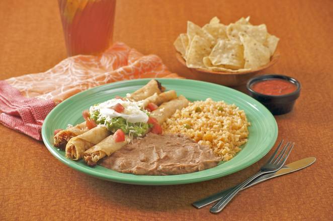 Order Mama Ruth's Flauta Special Plate food online from Las Palapas store, College Station on bringmethat.com