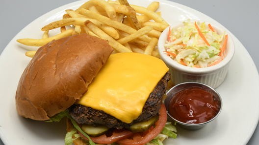 Order Market Cheeseburger food online from Mitchell's Fish Market store, Livonia on bringmethat.com