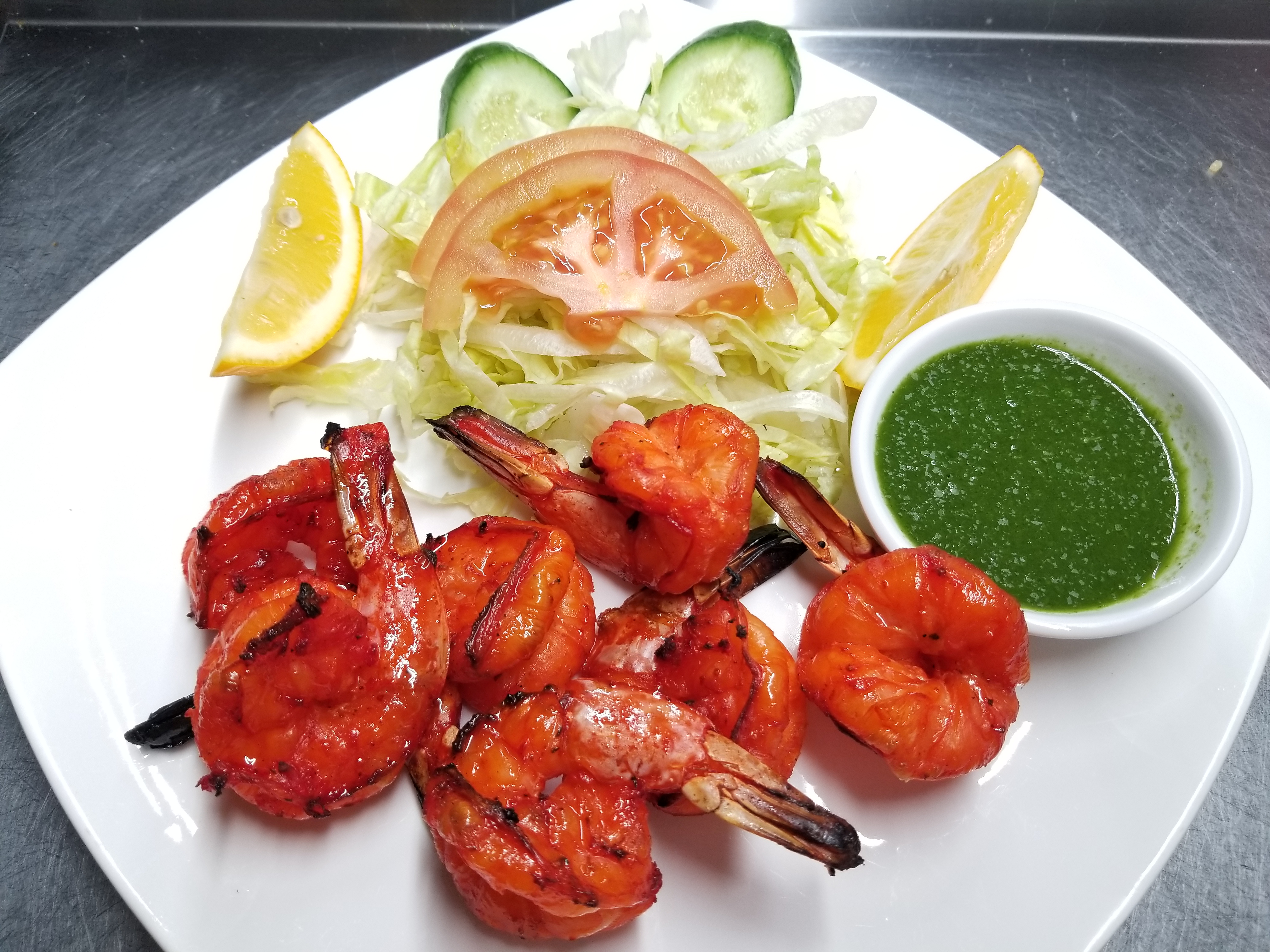 Order Tandoori Shrimp food online from Maroosh Halal Cuisine store, Upper Darby on bringmethat.com