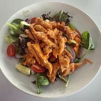 Order Buffalo Chicken Salad - Salad food online from A G Pizza & Restaurant store, Newton on bringmethat.com