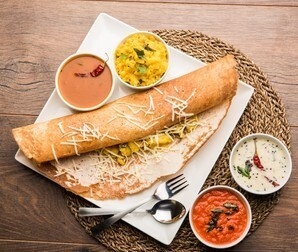 Order Cheese Dosa food online from Peacock Indian Cuisine store, Plano on bringmethat.com