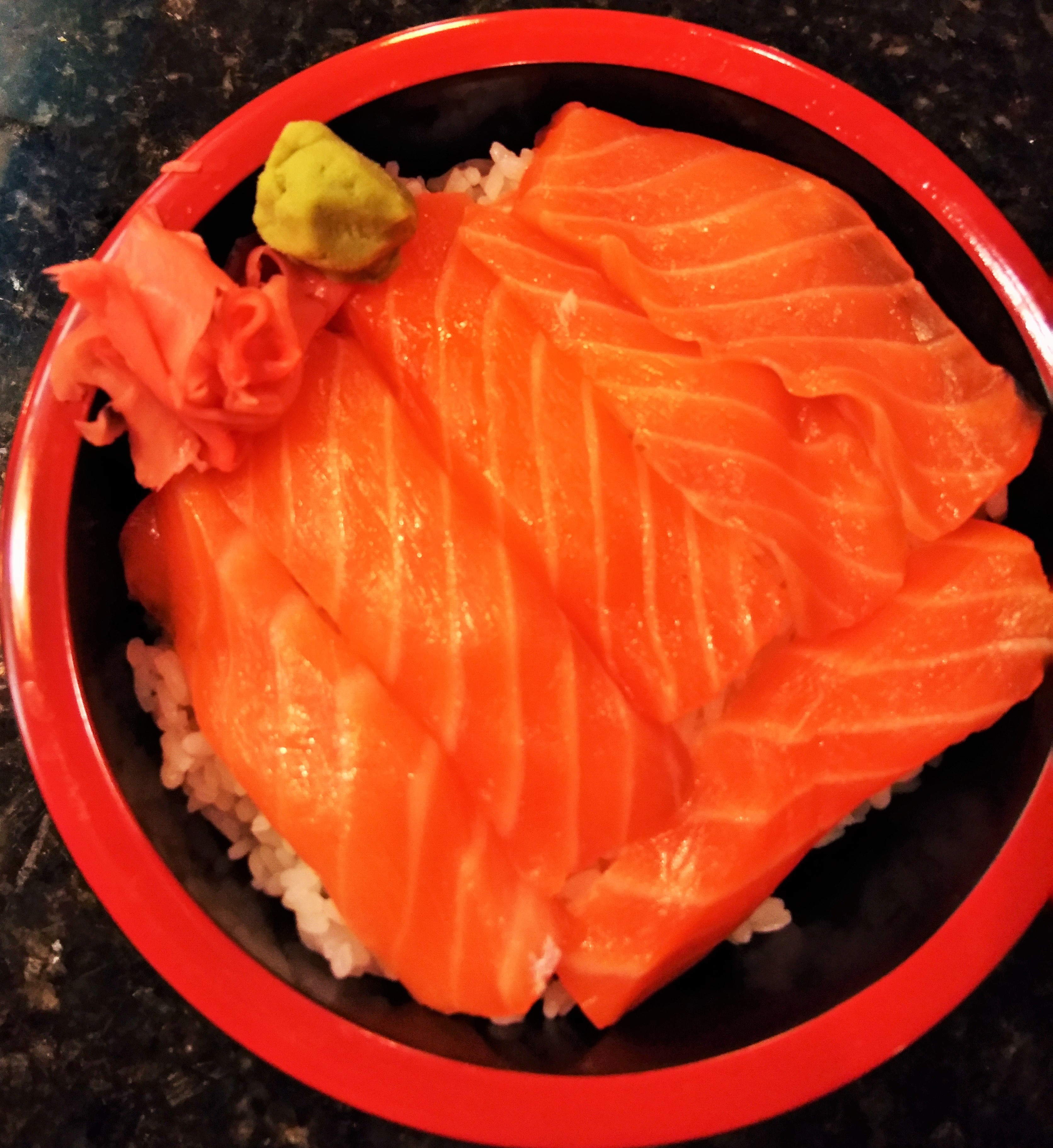 Order Fresh Salmon Bowl food online from MATSU Hibachi & Sushi store, Raleigh on bringmethat.com