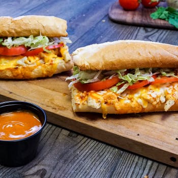 Order Buffalo Chicken  Hoagie - 6 1/2" food online from Fox's Pizza Den of Brookline  store, Pittsburgh on bringmethat.com