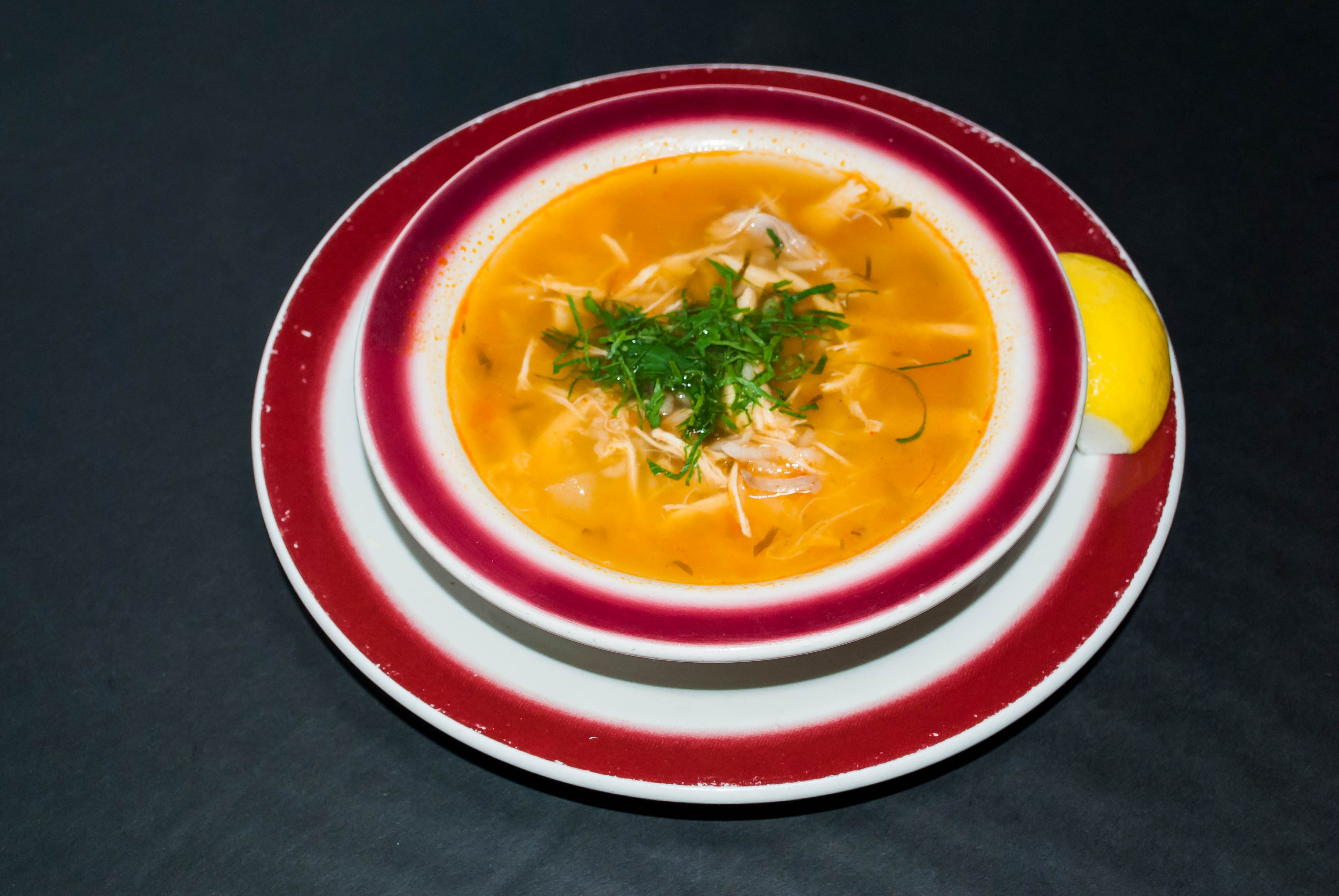 Order Chicken Soup with Vegetables food online from Taci's Beyti store, Brooklyn on bringmethat.com