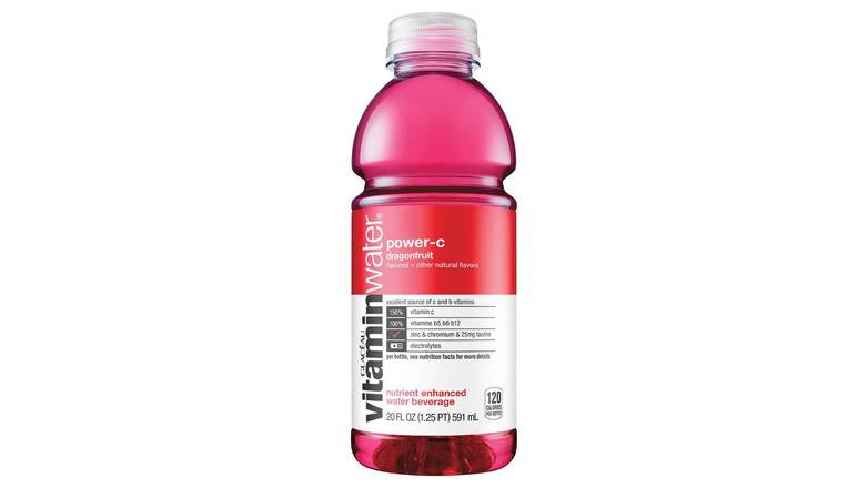 Order Glaceau Vitaminwater Power C Dragon Fruit food online from Trumbull Mobil store, Trumbull on bringmethat.com