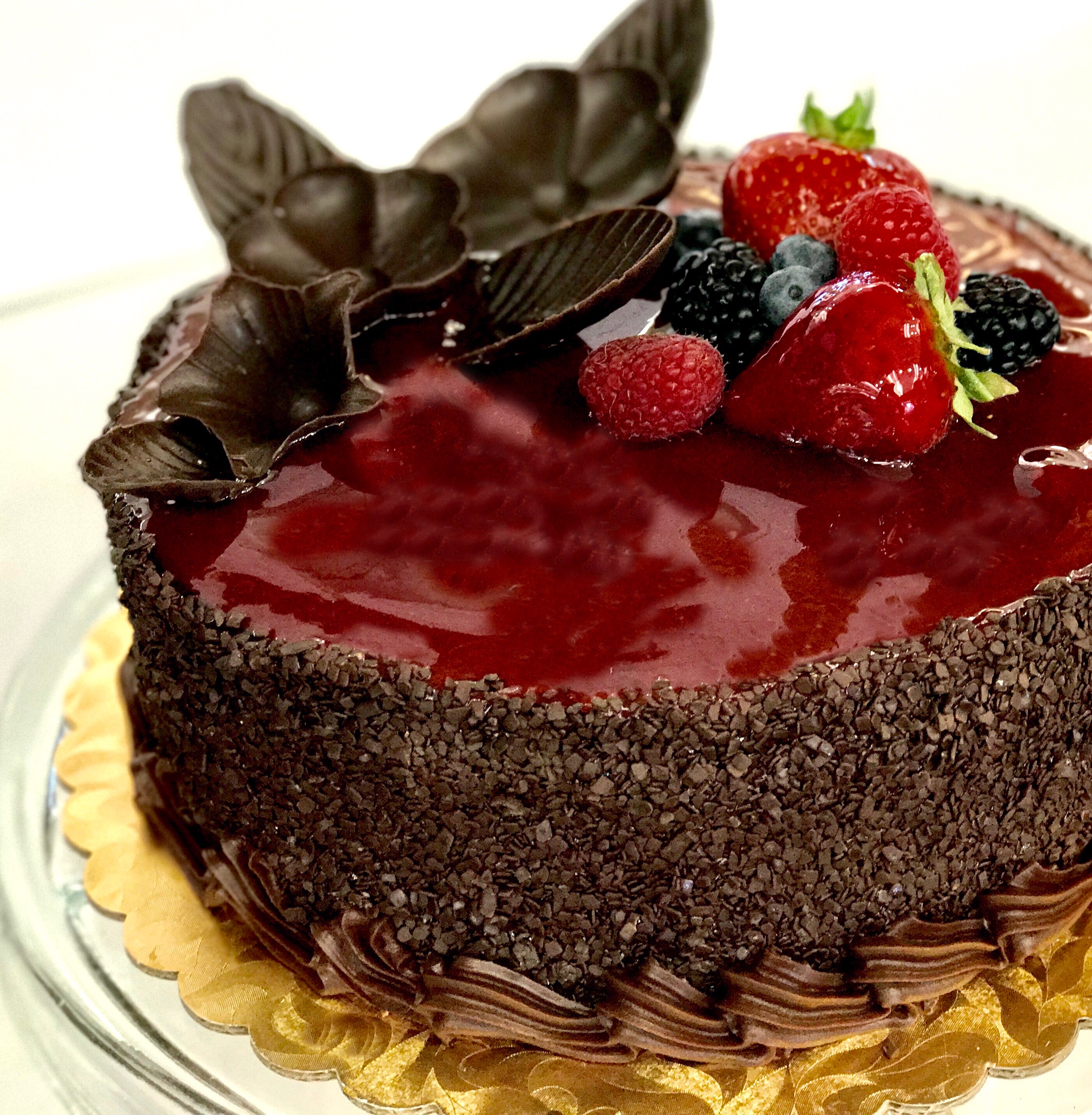 Order Raspberry chocolate food online from Pastries By Edie store, Canoga Park on bringmethat.com
