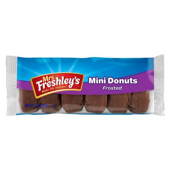 Order Mrs Freshley'S Frosted Chocolate Mini Donuts food online from Red Roof Market store, Lafollette on bringmethat.com