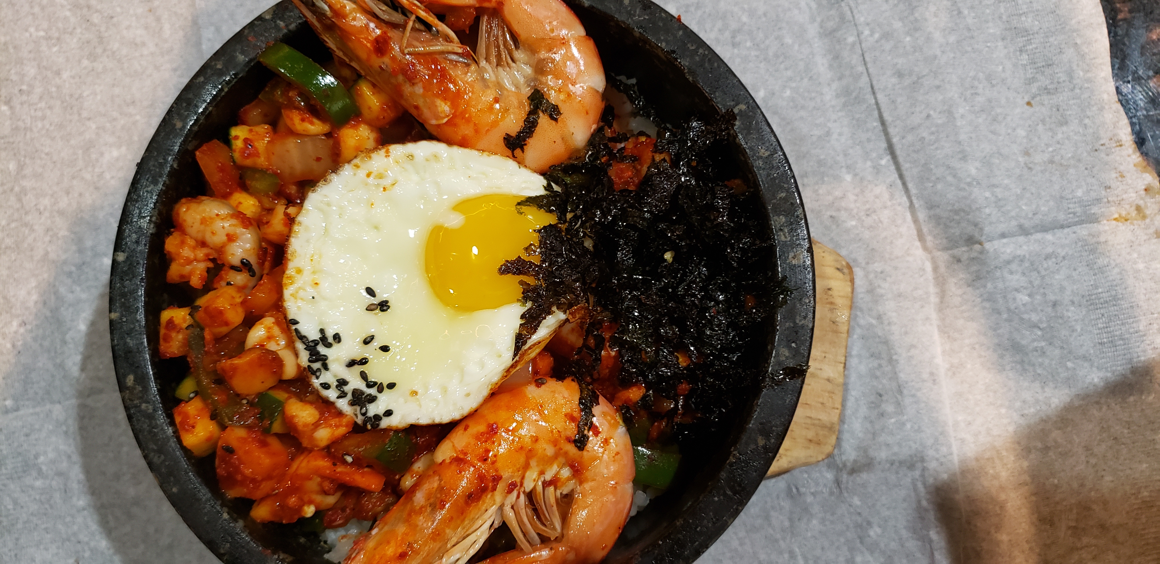 Order Hot Stone Seafood  Bibimbop food online from Bull Korean Bbq store, Cupertino on bringmethat.com