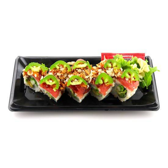 Order Crunchy Tuna Roll  food online from Genji Sushi store, Port Chester on bringmethat.com