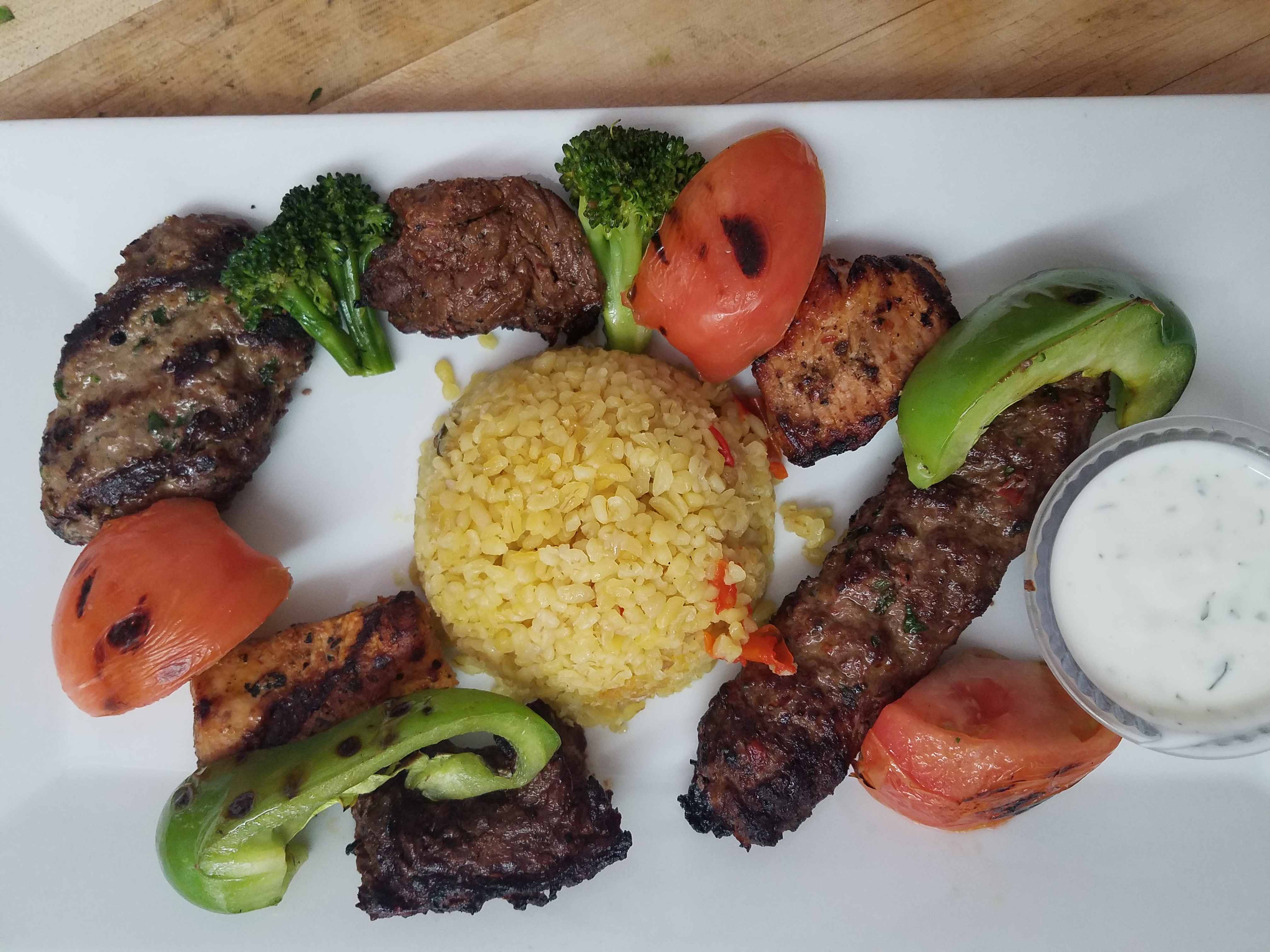 Order Combo Grill Platter food online from Hanci turkish cuisine store, New York on bringmethat.com