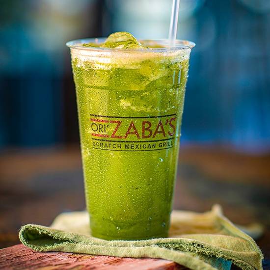 Order Pineapple Spinach Agua Fresca food online from Ori'Zaba's Scratch Mexican Grill store, Las Vegas on bringmethat.com