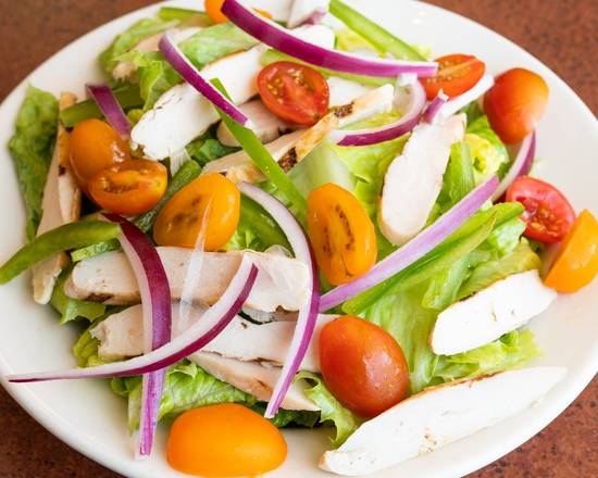 Order GREEN SALAD WITH CHICKEN food online from Amici's store, San Francisco on bringmethat.com