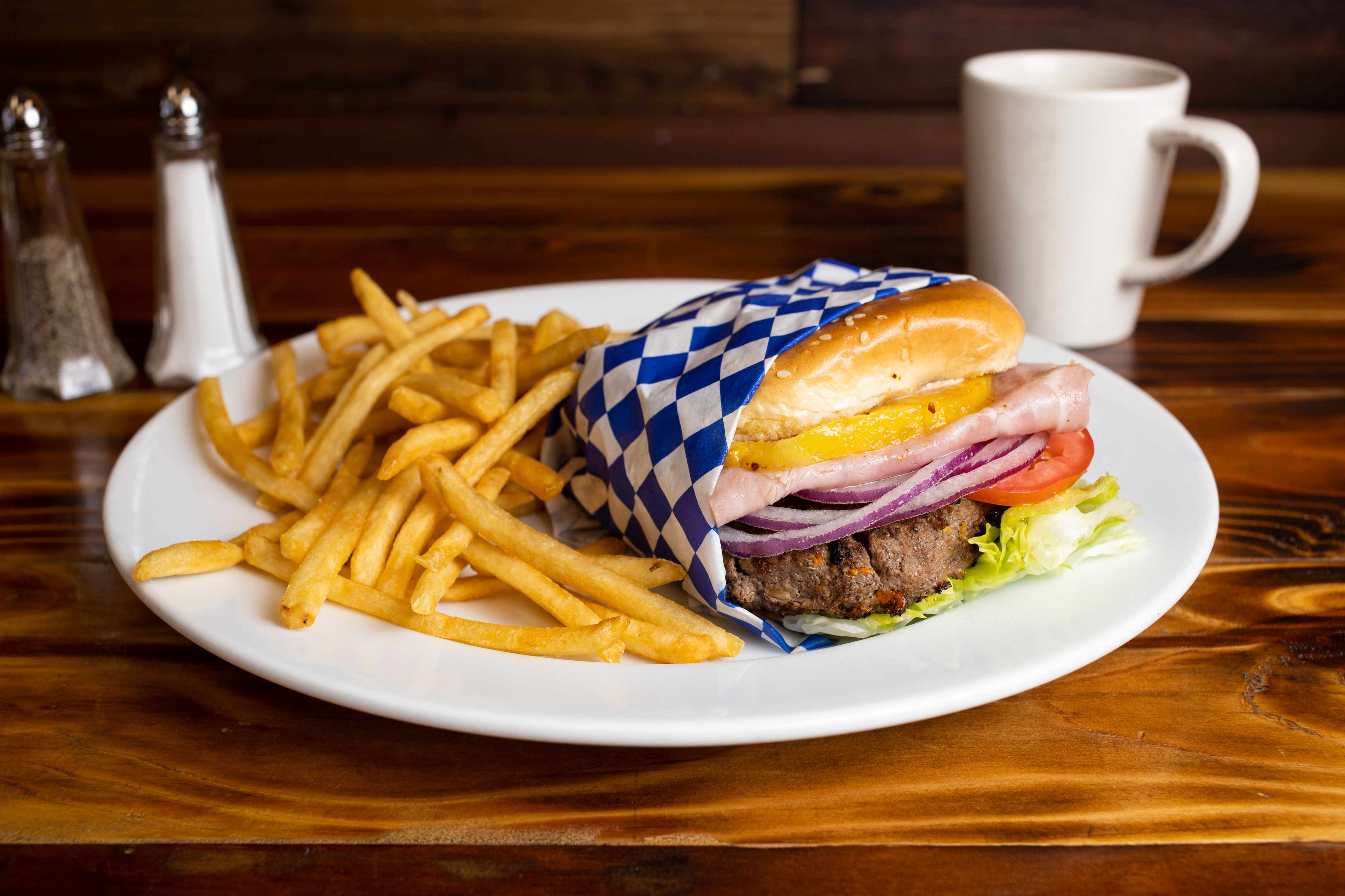 Order Bacon Burger  food online from Cafe Guatemalteco store, San Francisco on bringmethat.com