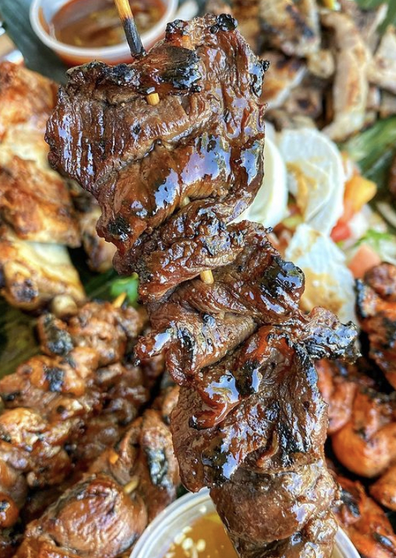 Order Sirloin Beef Skewers food online from Salo-Salo store, West Covina on bringmethat.com