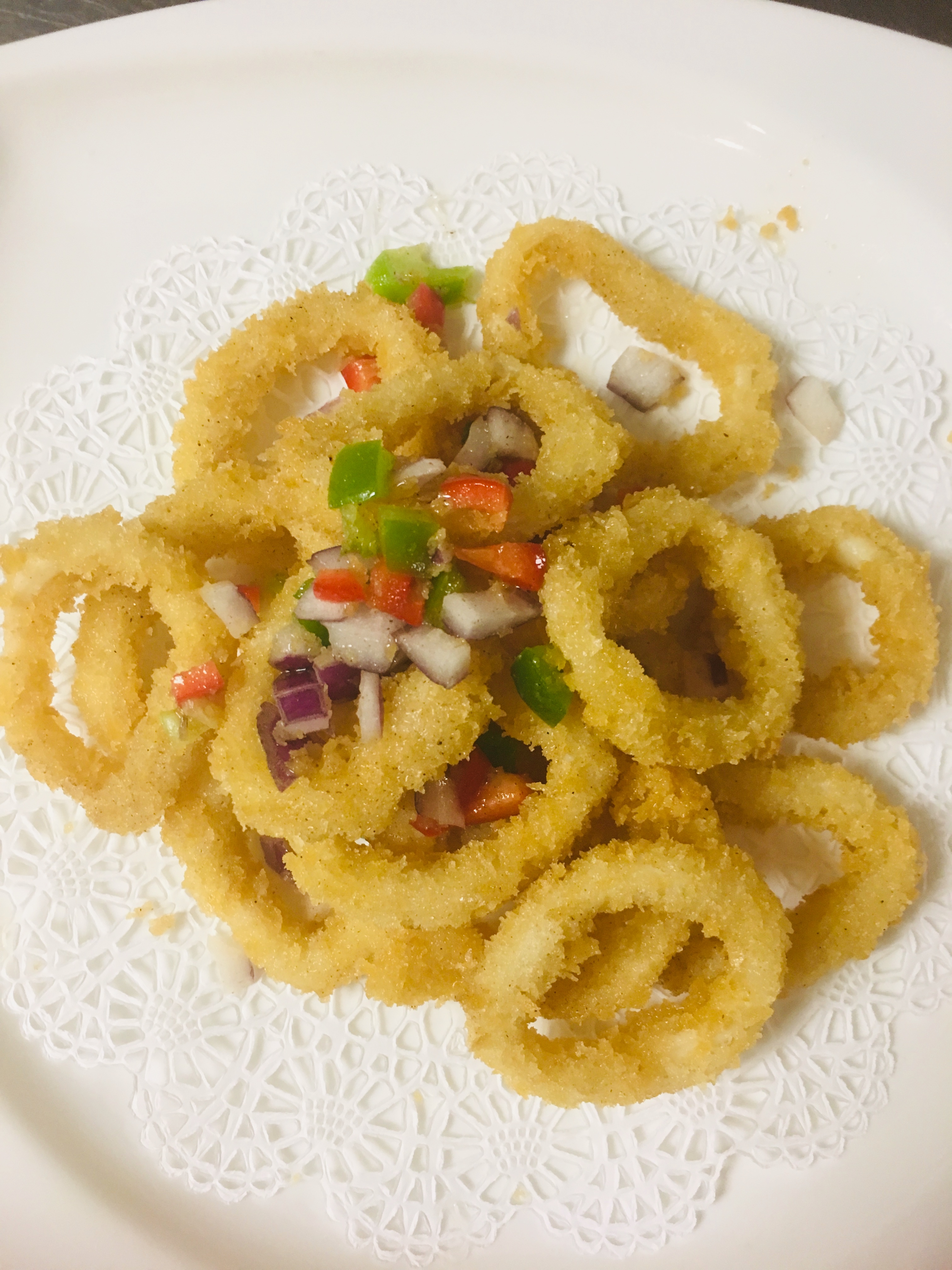 Order Salt and Pepper Calamari food online from Crane Restaurant store, Nashua on bringmethat.com