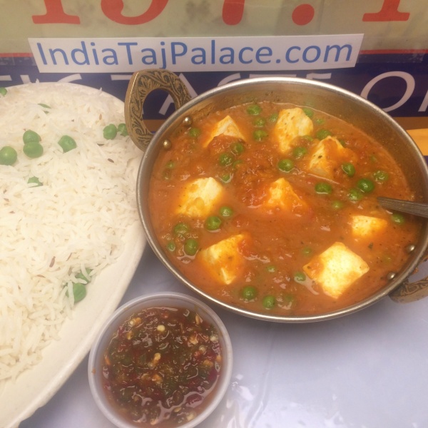 Order J2. Mattar Paneer food online from India Taj Palace store, San Antonio on bringmethat.com