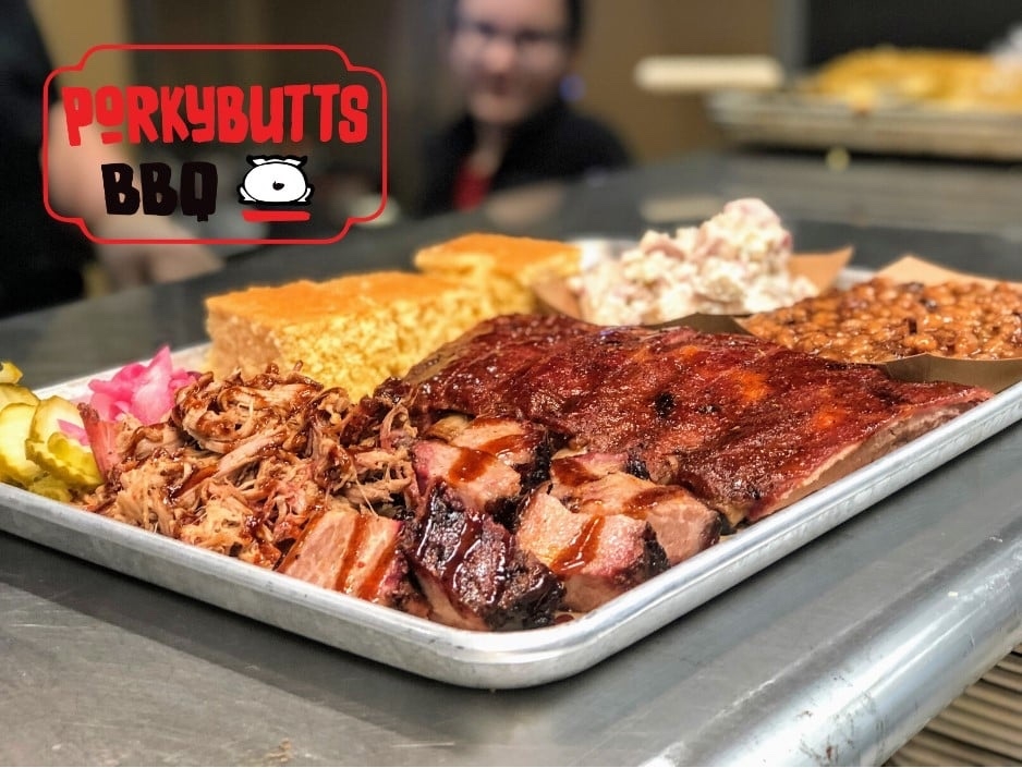 Order Family Platter feeds 2-3 food online from Porky Butts BBQ store, Omaha on bringmethat.com