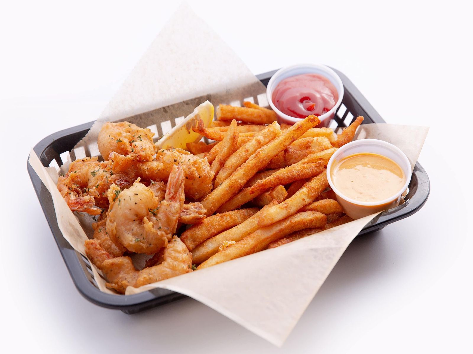 Order Fried Shrimp Basket food online from Shaking Crab store, Quincy on bringmethat.com