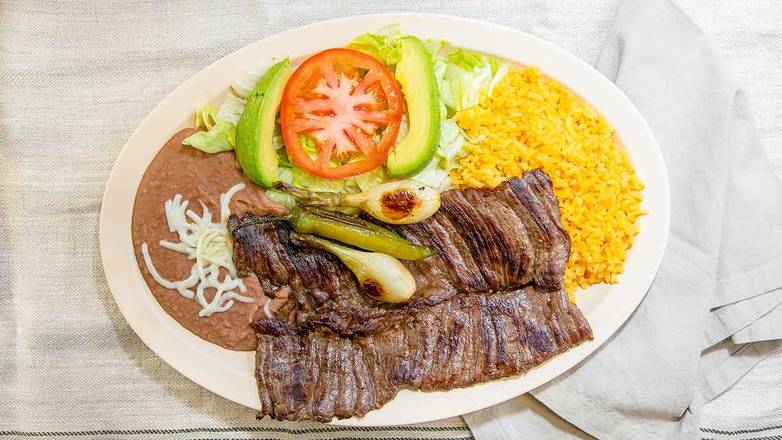 Order Broiled Steak food online from Taqueria Los Comales store, Joliet on bringmethat.com