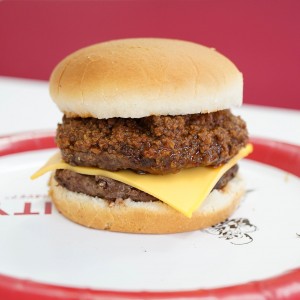 Order Double Chili Cheese Burger food online from The Varsity store, Kennesaw on bringmethat.com