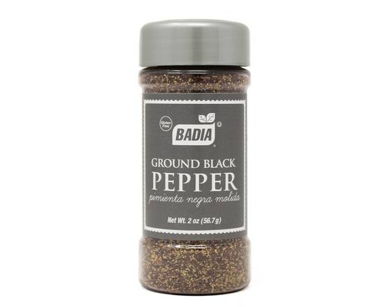 Order Badia Ground Black pepper (6 oz) food online from Ctown Supermarkets store, Uniondale on bringmethat.com