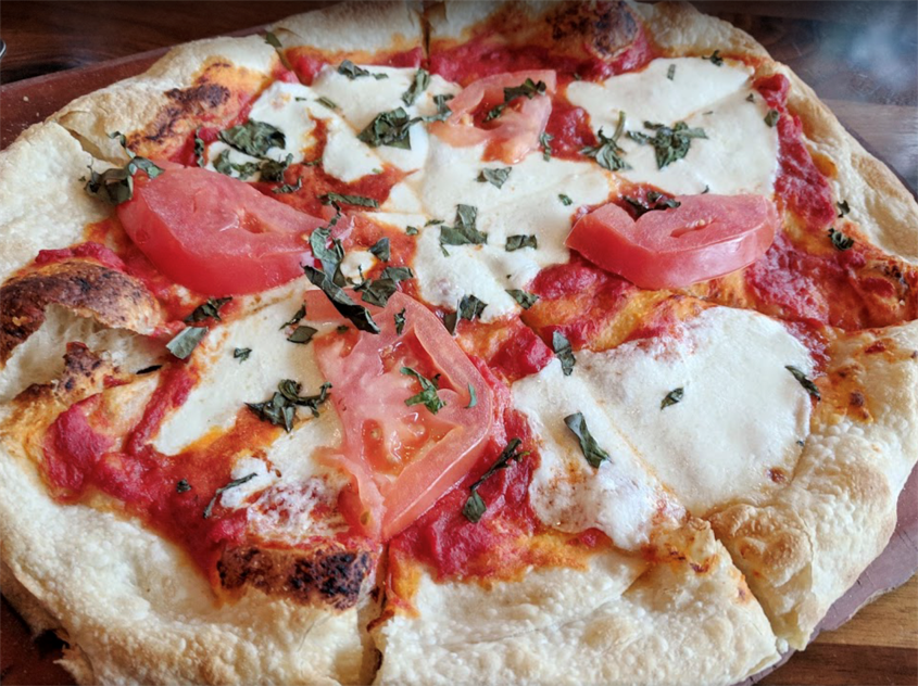 Order Margherita Pizza food online from Maggie McFly's Restaurant store, Middlebury on bringmethat.com