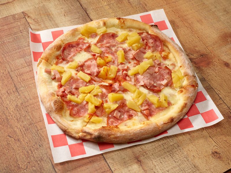 Order 5. Aloha Special Pizza food online from Mr. pizza man store, San Francisco on bringmethat.com