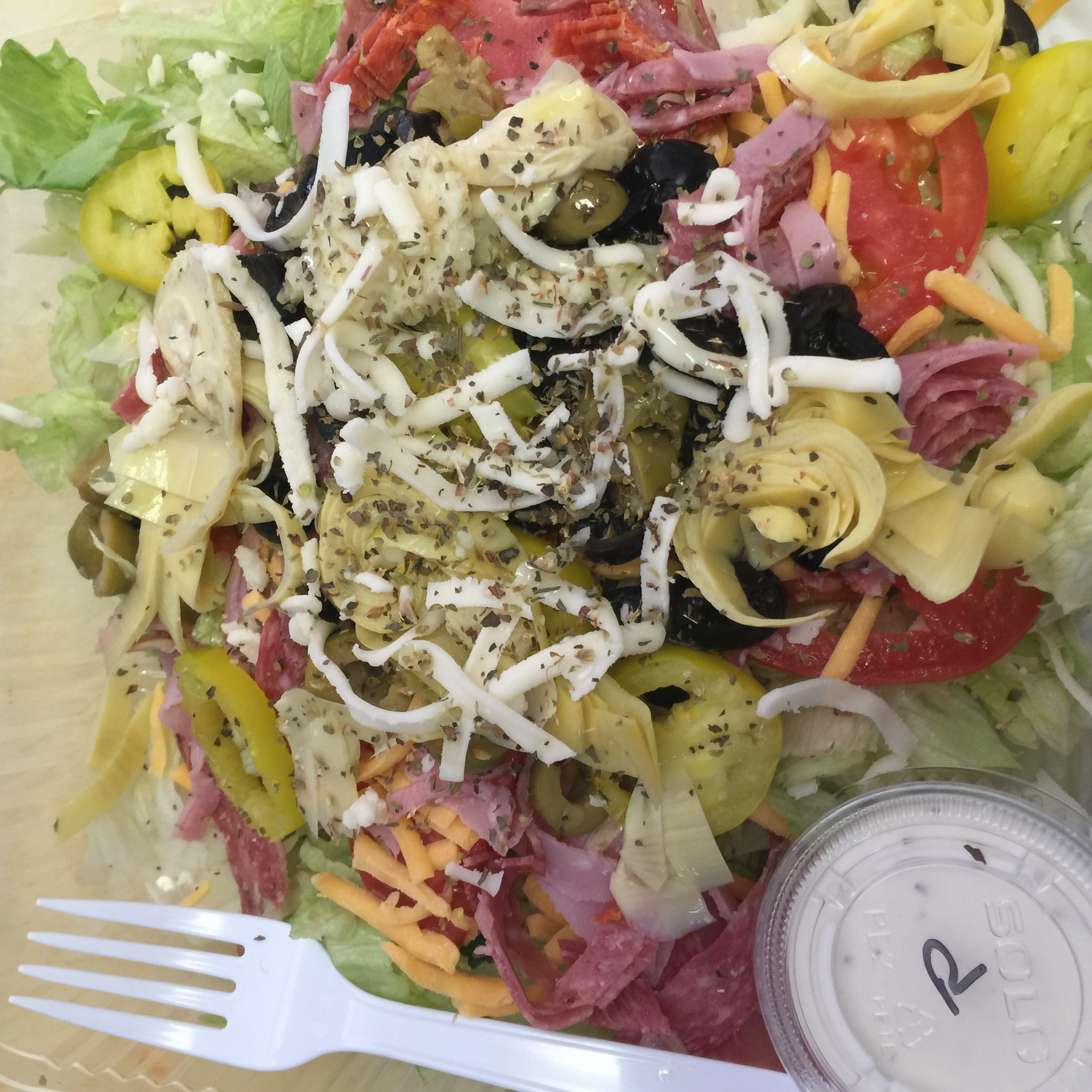 Order Antipasto Salad food online from Country Style Pizza store, Bridgeville on bringmethat.com