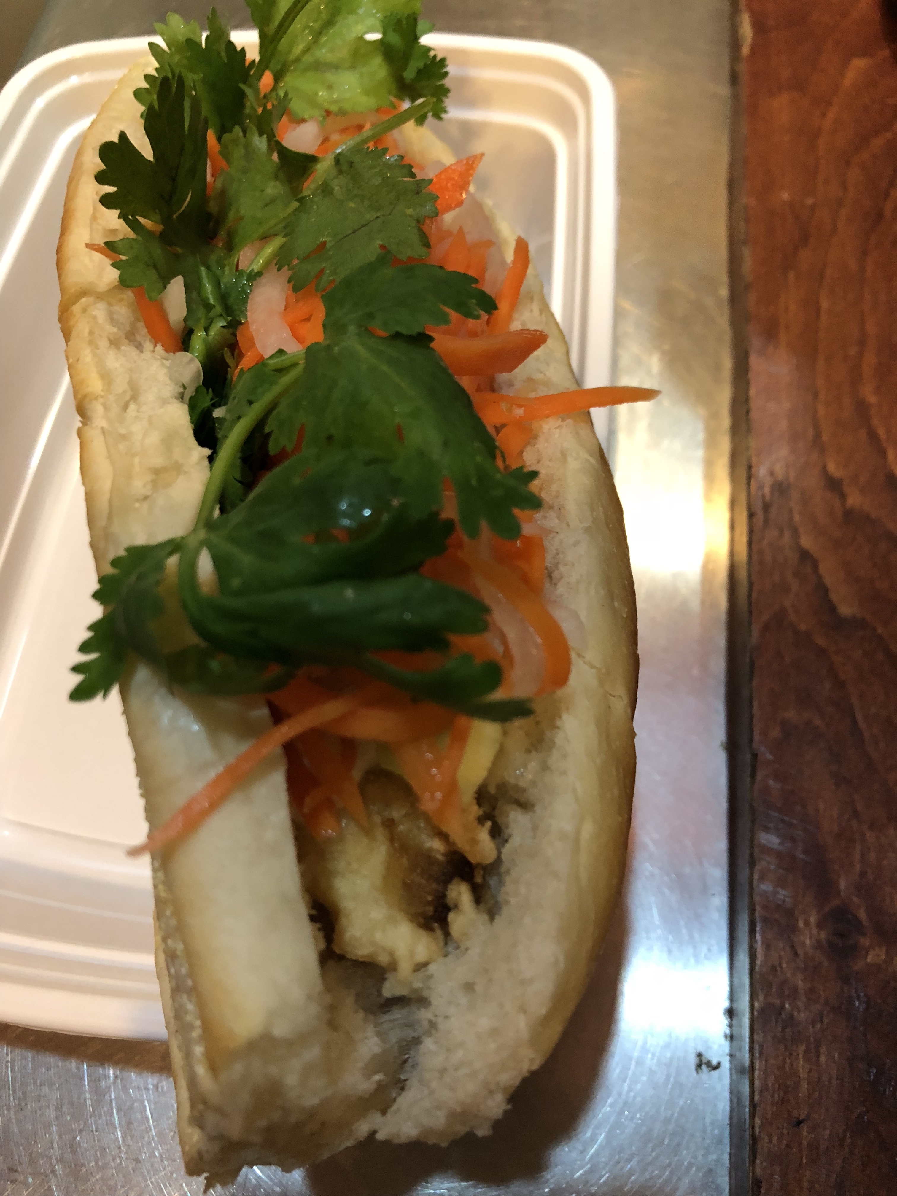 Order Tilapia Banh Mi food online from Chowtime store, Brooklyn on bringmethat.com