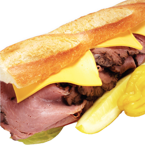 Order 65. Turkey and Roast Beef Sandwich baguette food online from Lee's Sandwiches store, Chino on bringmethat.com