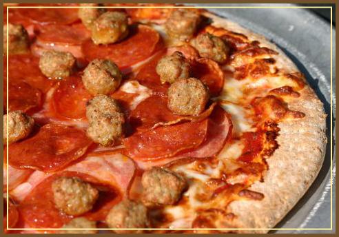 Order Meat Lover's Pizza food online from Garibaldi Pizza store, Memphis on bringmethat.com