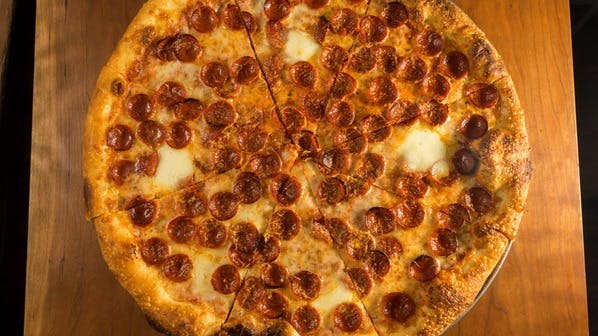 Order Pepperoni Pizza - 18'' (8 Slices) food online from Gioia Pizzeria store, Berkeley on bringmethat.com