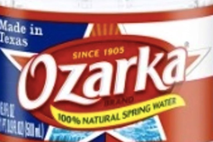Order Bottle of Ozarka Water (16.9 fluid oz.) food online from Ben & Jerry's store, Plano on bringmethat.com