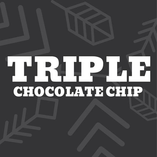 Order Triple Chocolate Chip Cookie food online from Detroit Wing Company store, Southfield on bringmethat.com