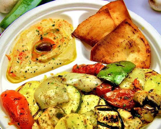 Order Grilled Veggie Plate food online from La Shish Kabab store, Atlanta on bringmethat.com