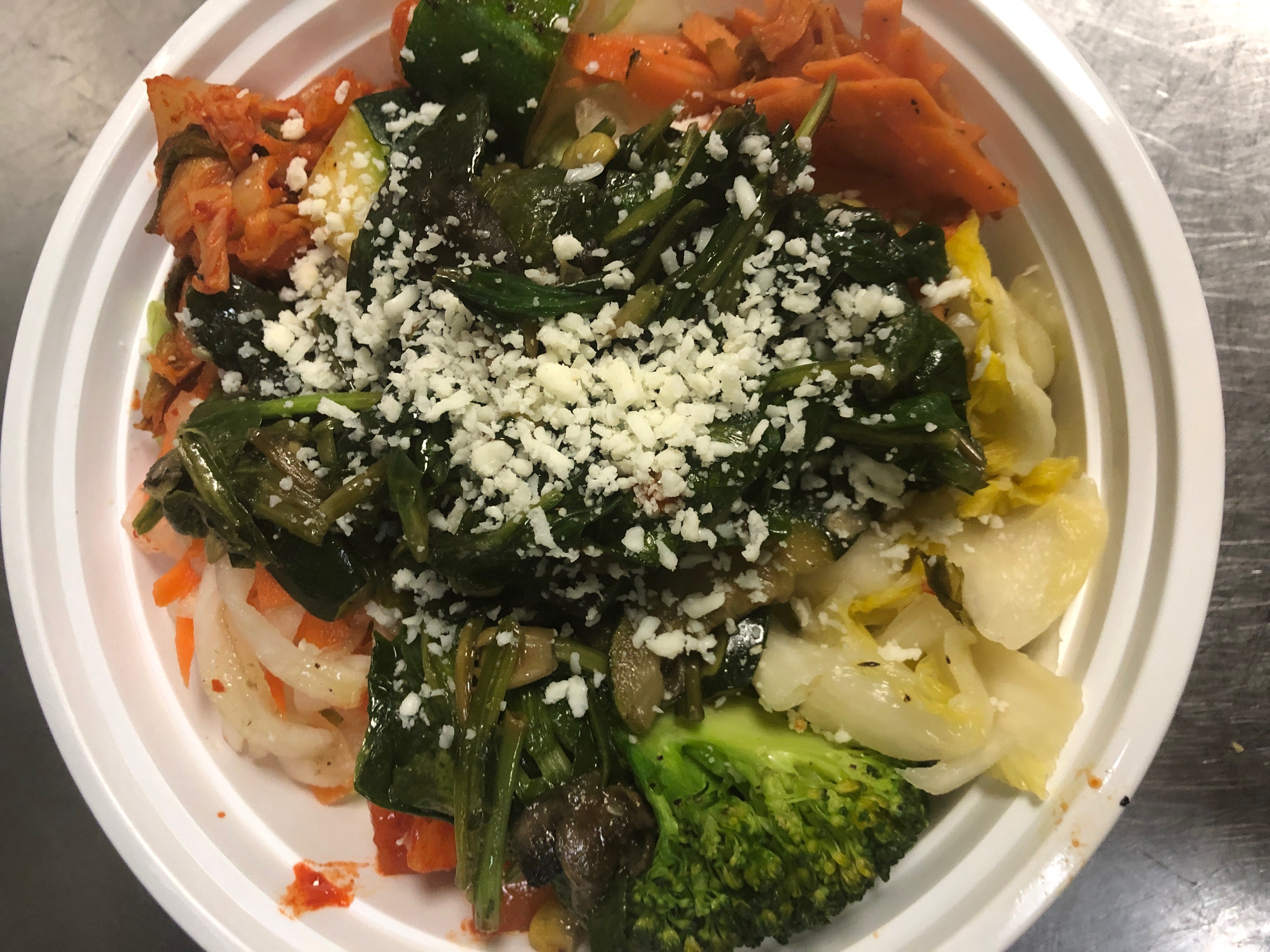 Order Roasted Veggie Bowl food online from Kimchi grill store, Brooklyn on bringmethat.com