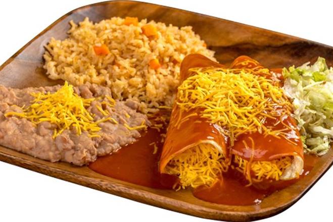 Order #5 Two Enchiladas food online from Filiberto Mexican Food store, Mesa on bringmethat.com