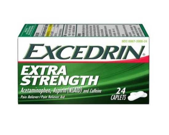 Order Excedrin:Extra Strength Caplets 24.00 CT food online from Pit Stop Liquor Mart store, El Monte on bringmethat.com