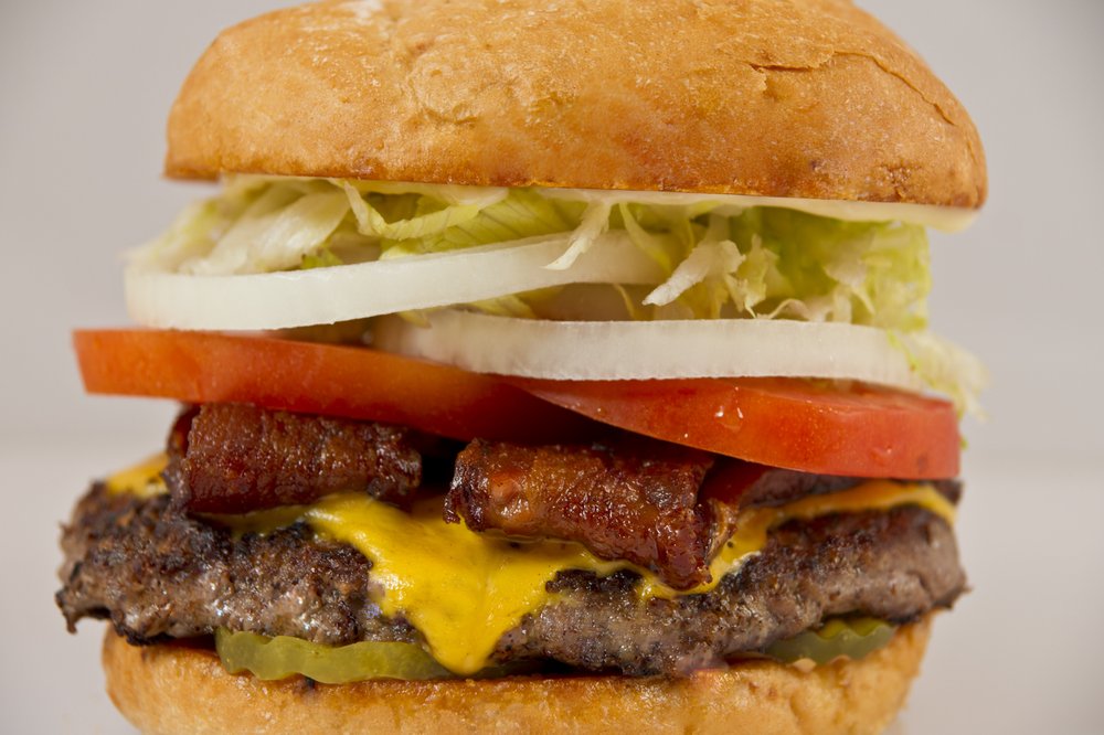 Order George's Custom Deluxe Burger food online from Georges Place store, Kirkland on bringmethat.com
