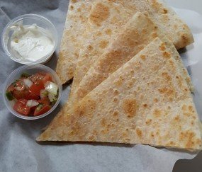 Order Cheese Quesadilla food online from Molly Eatery & Drinkery store, DeKalb on bringmethat.com