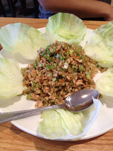 Order House Lettuce Cups food online from New Canton Restaurant store, San Carlos on bringmethat.com