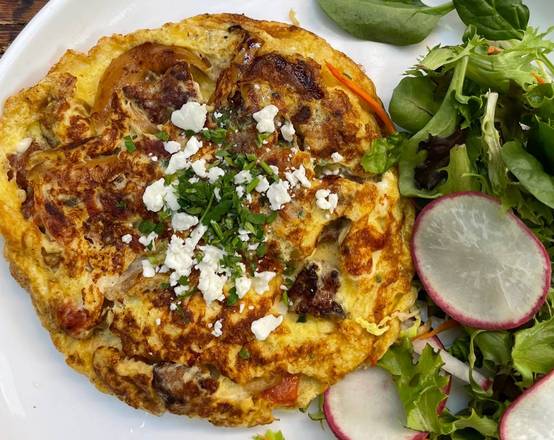 Order Courtyard Frittata food online from The Courtyard Kitchen store, Santa Monica on bringmethat.com