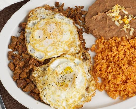 Order Steak & Eggs food online from Taco Burrito King store, Channahon on bringmethat.com