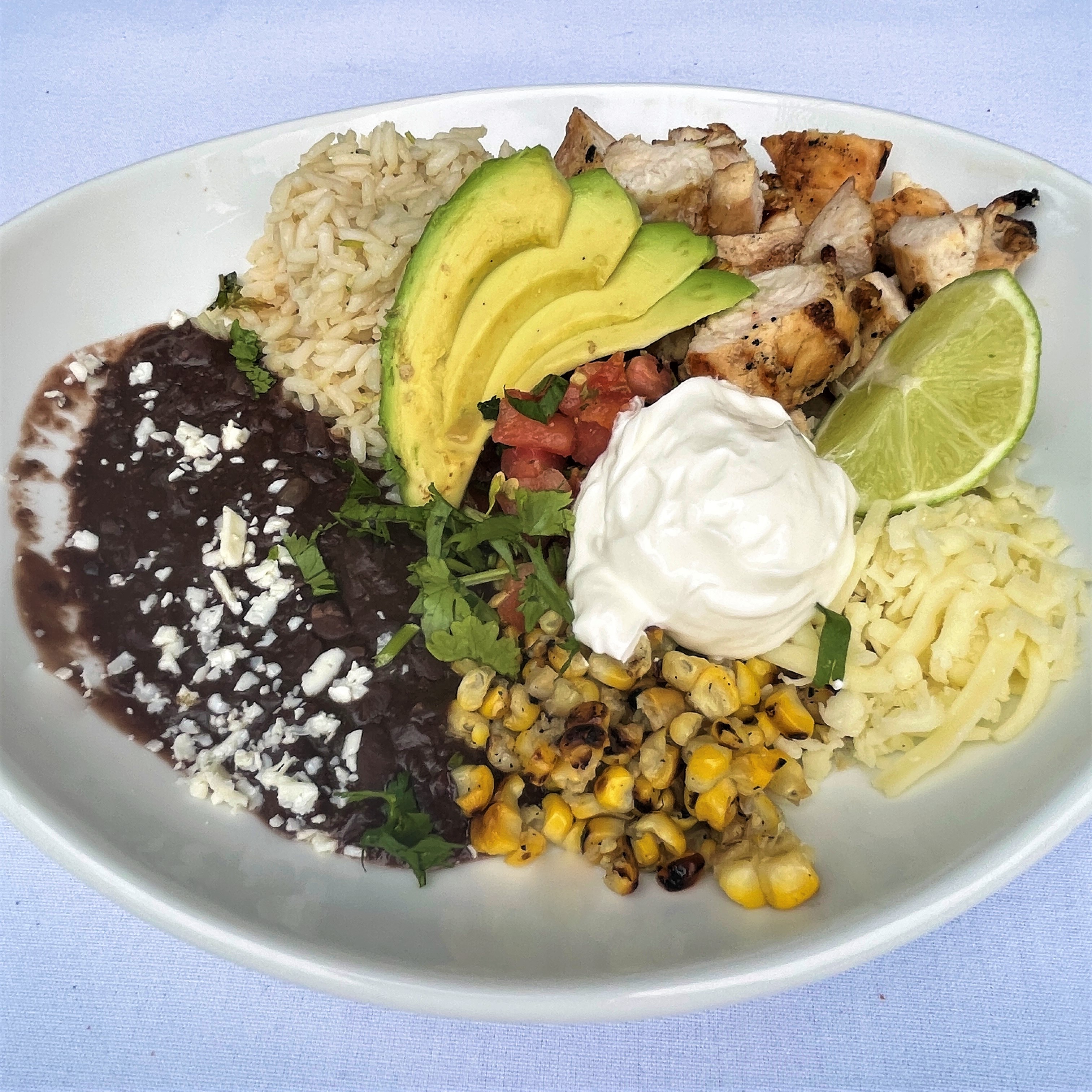 Order Burrito Bowl  food online from Blue Mesa Grill store, Addison on bringmethat.com