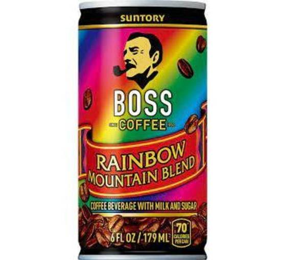 Order Boss Coffee - Rainbow Mountain Blend food online from IV Deli Mart store, Goleta on bringmethat.com