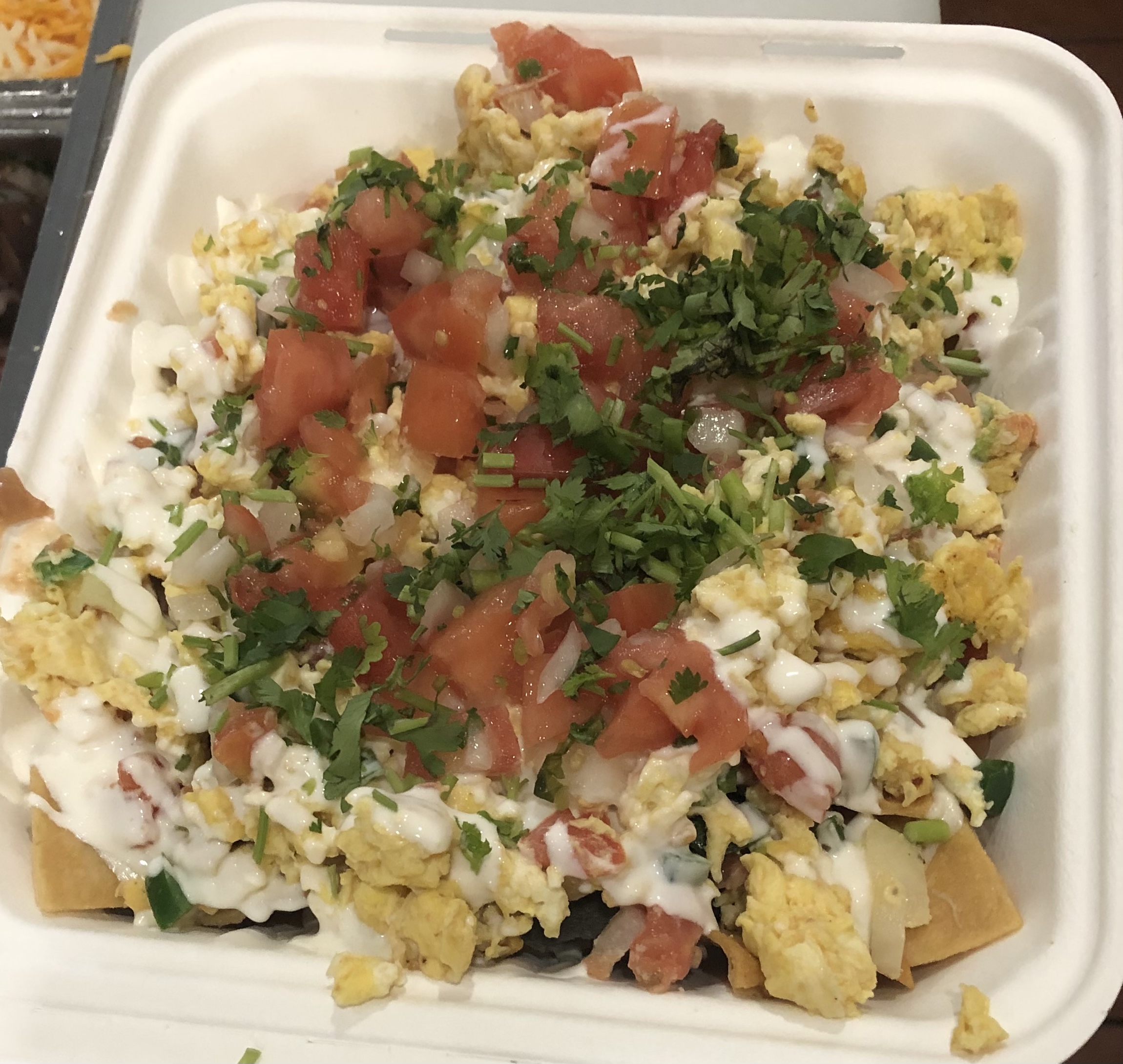 Order Huevos a la Mexicana Nachos  food online from El paso mexican grill store, Brooklyn on bringmethat.com