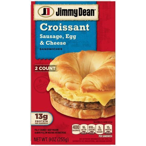 Order Jimmy Dean Sausage Egg Croissant 2 Pack food online from 7-Eleven store, Lexington on bringmethat.com