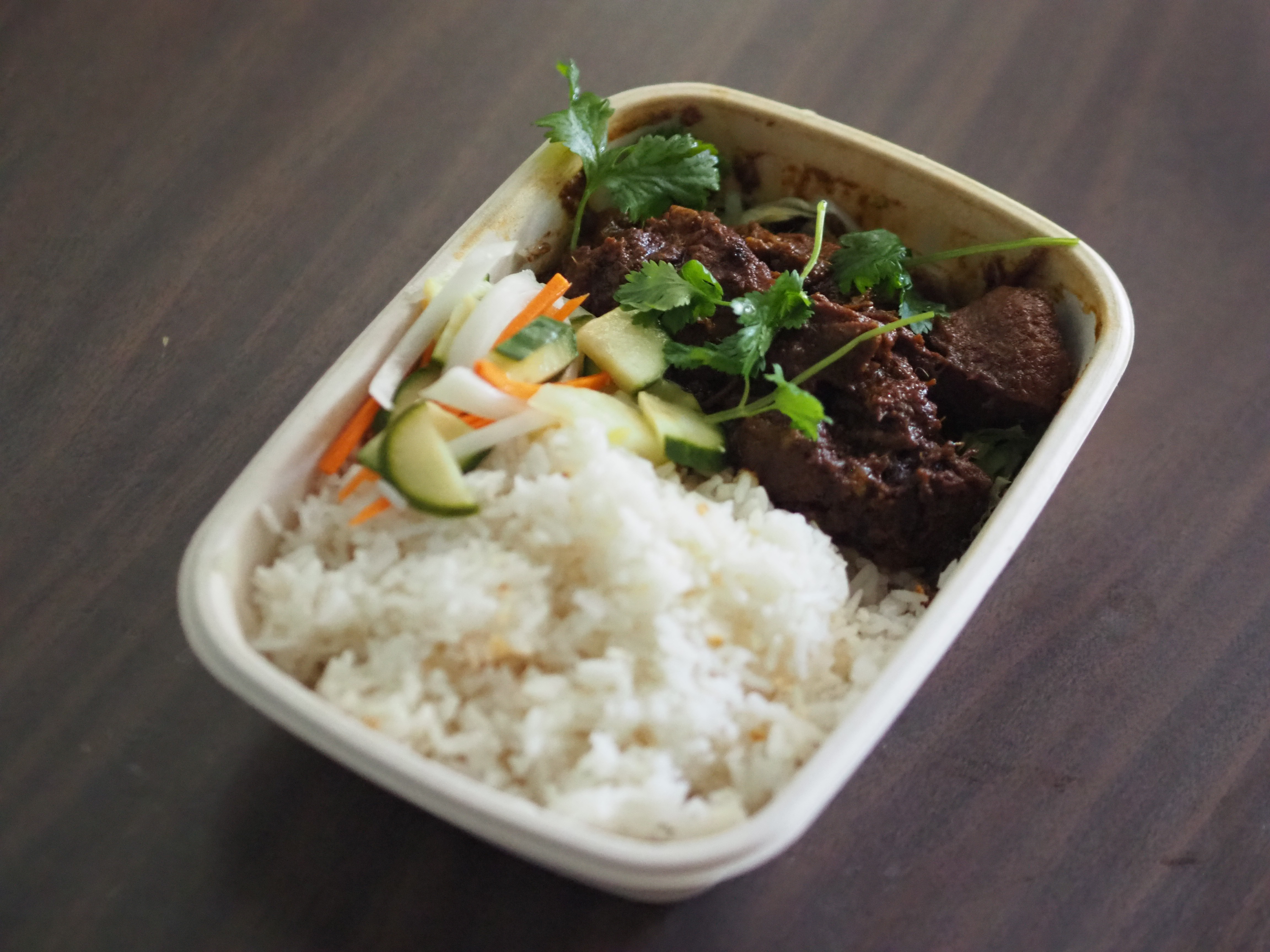 Order Rendang Beef with Coconut Rice food online from Chicken With Rice store, Menlo Park on bringmethat.com